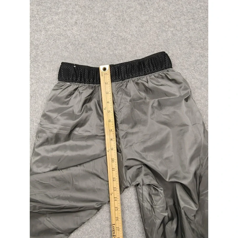 Nike Pants Mens XS Gray Woven Joggers Belted Elastic Waist Mesh Lined Pockets